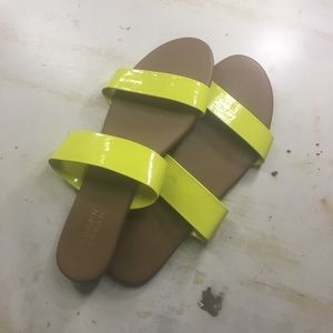 3 for 15! NWOT Lauren Conrad neon yellow sandals